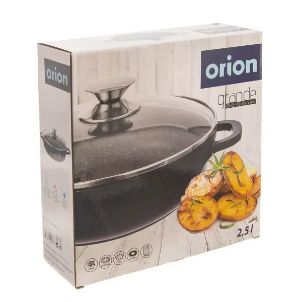 Kastrol GRANDE 2,5 l poklice sklo