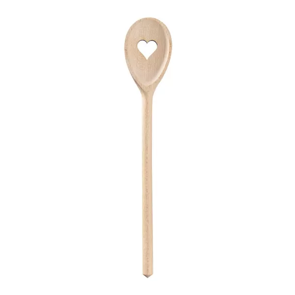 Vařečka dřevo oválná SRDCE 30 cm