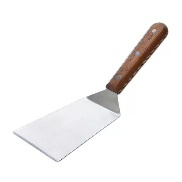 Obracečka nerez/dřevo 27 cm