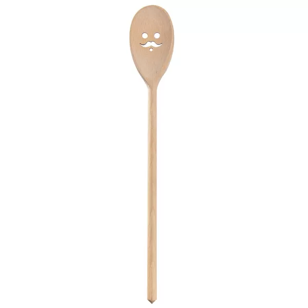 Vařečka dřevo oválná Vousy 35 cm