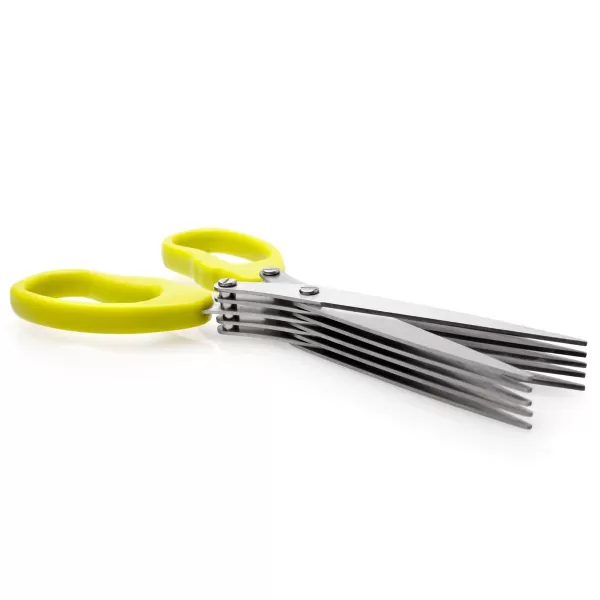 Nůžky kov/UH na bylinky 5 břitů+čistítko