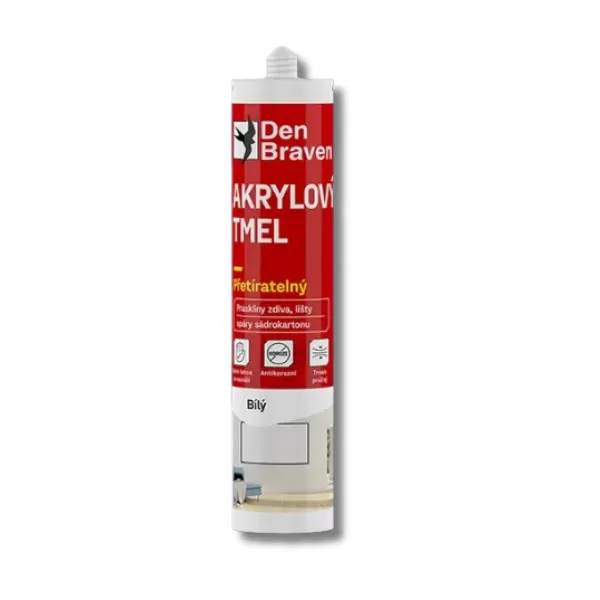 DENB Tmel akrylový šedý 310ml RL