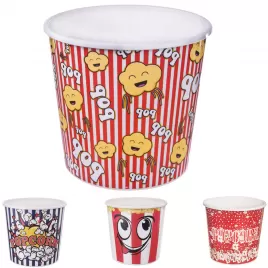 Pohár-kyblík UH popcorn 3,4 l mix