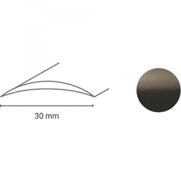 Profil přechodový samolepicí 30mm/90cm bronzový