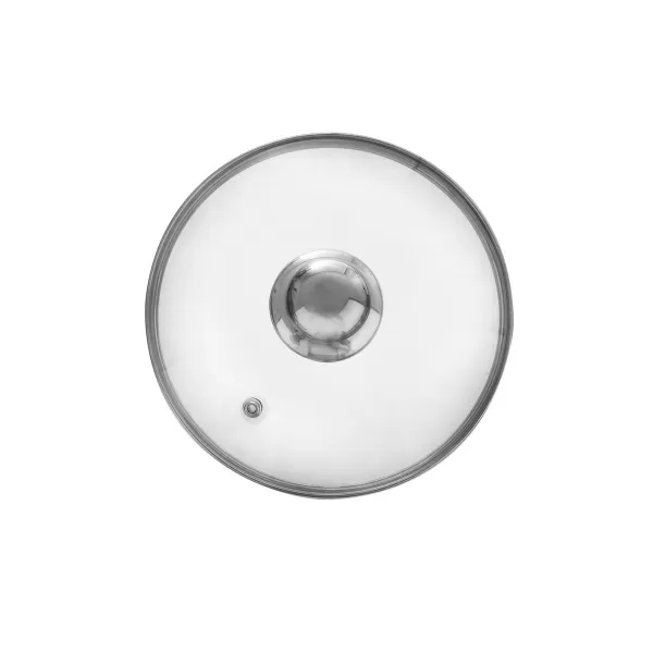 Poklice sklo pr. 16 cm nerez úchyt