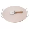 Kámen na pečení kamenina/drát+kráječ pr. 33 cm