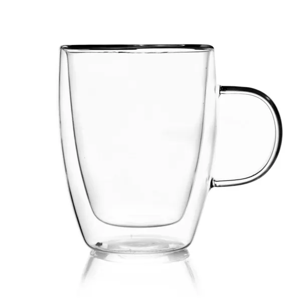 Hrnek dvoustěnné borosil. sklo DOUBLE 0,3 l