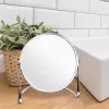 Zrcadlo pochrom. kov oboustr. Duo pr. 17 cm stojánek