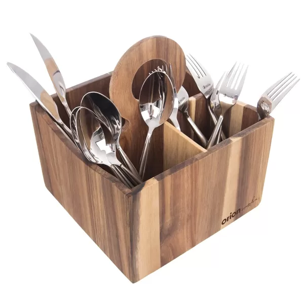 Stojan na příbory akácie WOODEN