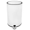 Koš odp. kov/UH s pedálem WHITE 12 l