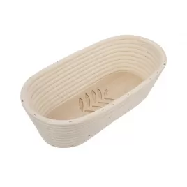Ošatka ratan lístky 32x15x9 cm ovál