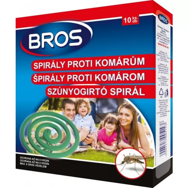 Bros Spirály proti letajicímu hmyzu 10ks