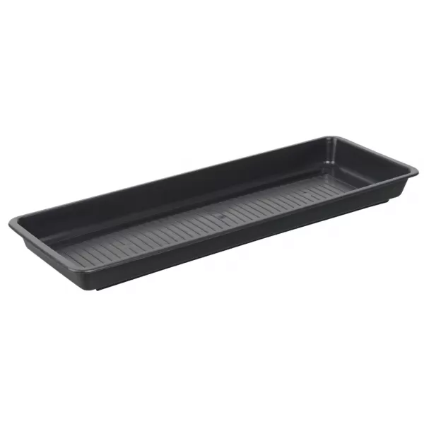 Miska pod truhlík Garden - antracit 50 cm