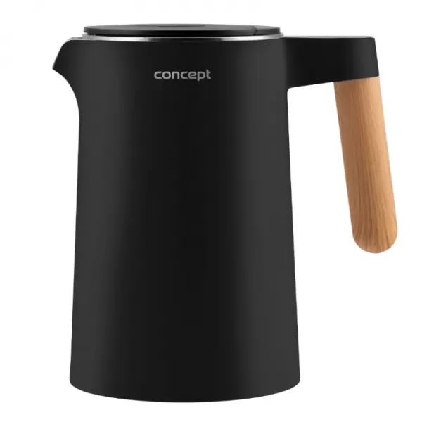 CONCEPT RK3301 Rychlovarná konvice s regulací teploty 1,5 l Salt & Pepper