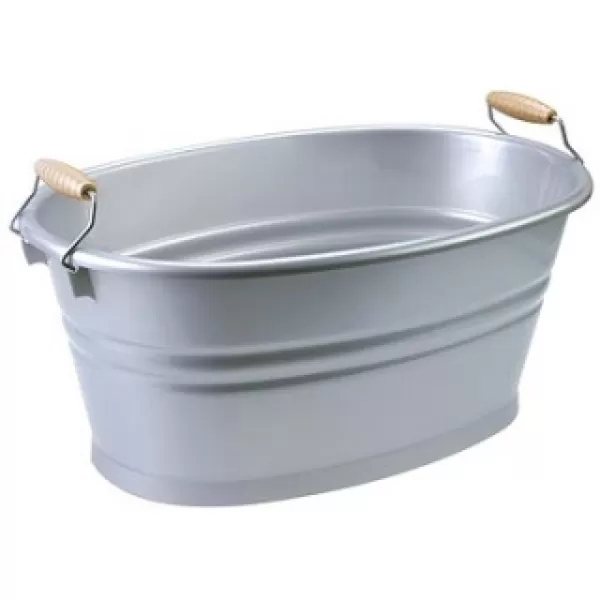 Vědro Nostalgia 25l, stříbrné