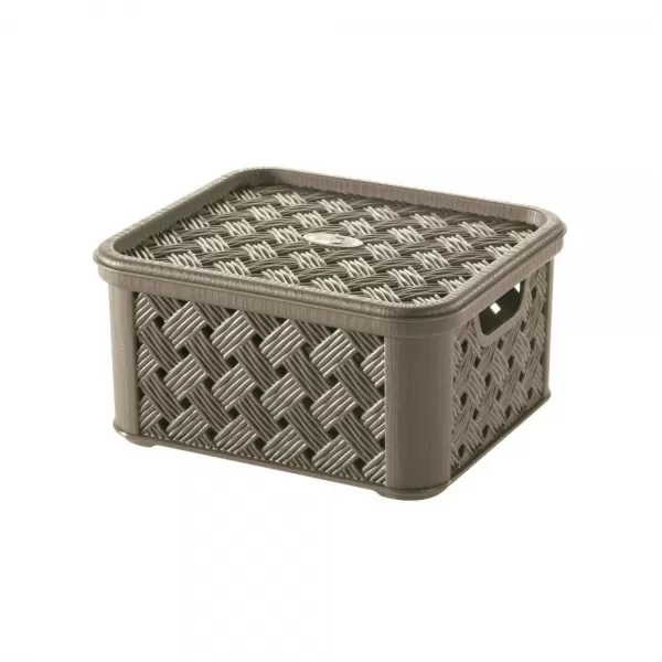 Box s víkem Arianna 1,4l hnědá