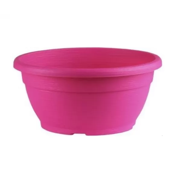 Květináč Žardina broušená 30cm tm.růžová