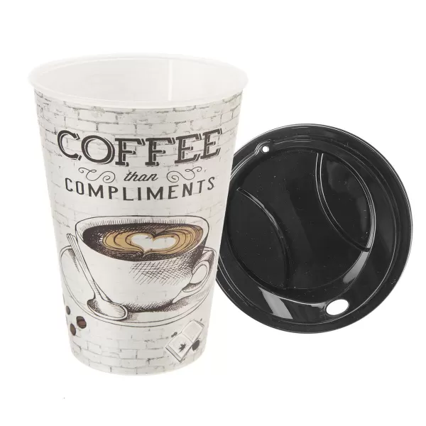 Pohár UH Coffee víčko 0,45 l mix