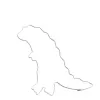 Vykrajovačka nerez dinosaurus