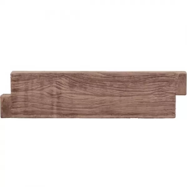 BEVES deska betonová ZÁHON DŘEVO 100cm hnědá (18ks/pal.)