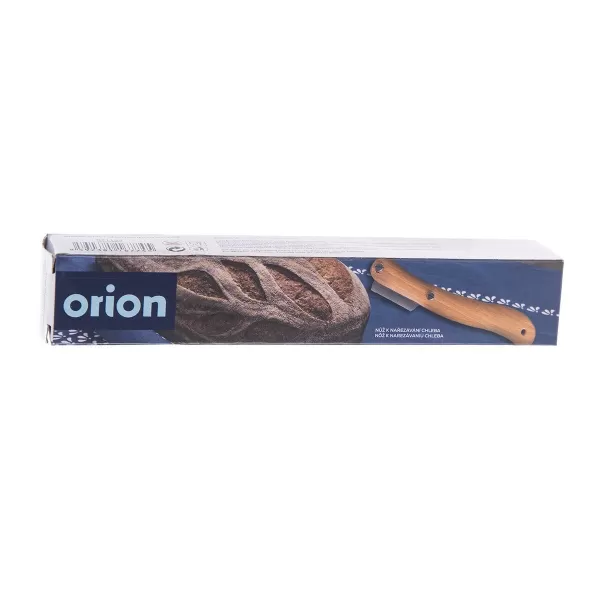 Nůž k nařezávání chleba dřevo/ocel+5 ks žiletek