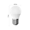 EMOS LED CLS MINI GLOBE 4,2W 40W E27 470lm ZQ6E24