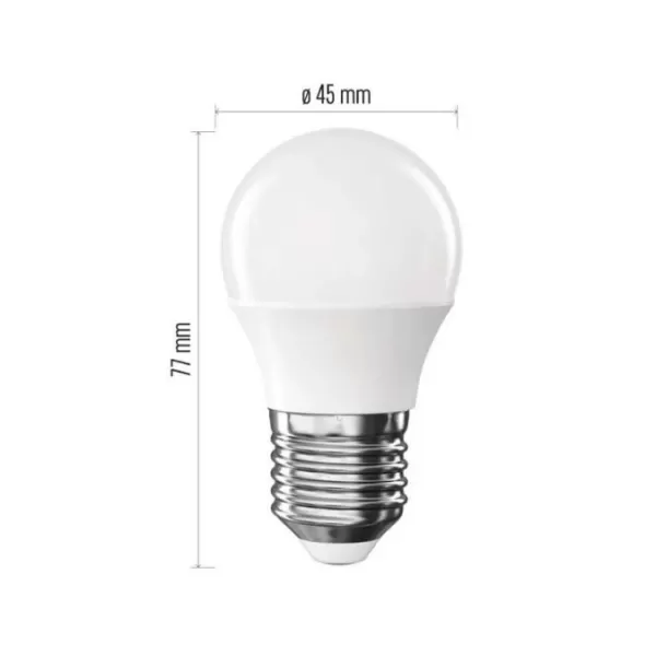 EMOS LED CLS MINI GLOBE 4,2W 40W E27 470lm ZQ6E24