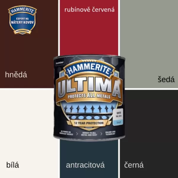 HM ULTIMA 9016 bílá hladká 0,75L