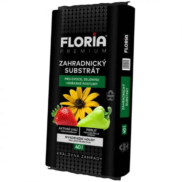 FLORIA Substrát zahradnický 40l BLACK