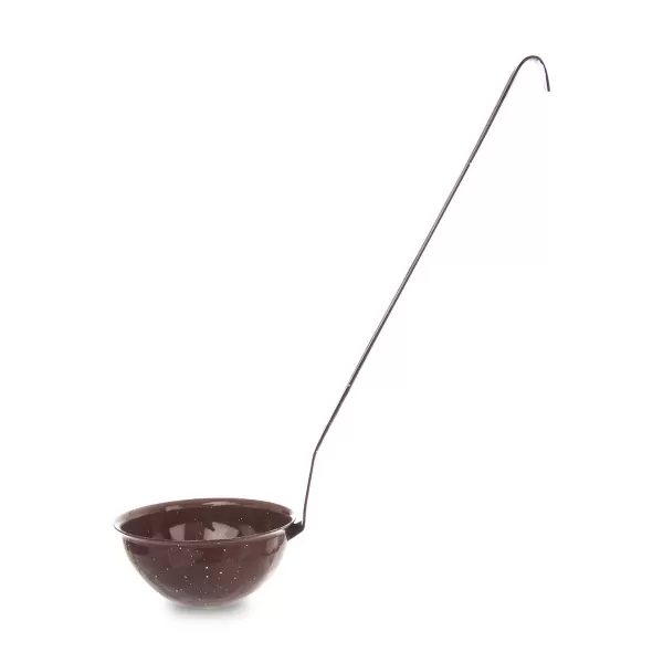 Naběračka smalt BROWN 33,5 cm, pr. 8 cm