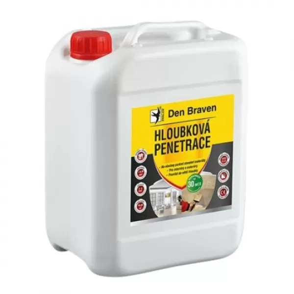 DENB Penetrace hloubková NANO 5L žlutý design DEBBEX 57441QN