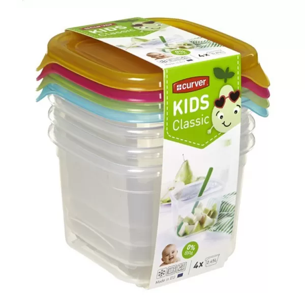 Sada dóz na potraviny Fresh&Go 4x0,45L