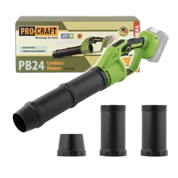 PROCRAFT Aku fukar PB24 + baterie akumul. 20V Li-ion, 2000mAh 20/2A + nabíječka 20/2.4A Fast Charge