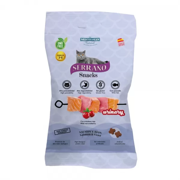 JUKO Serrano Snack for Cat Salmon-Tuna Urinary 50g
