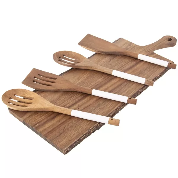 Obracečka akácie s otvory 30 cm WHITELINE