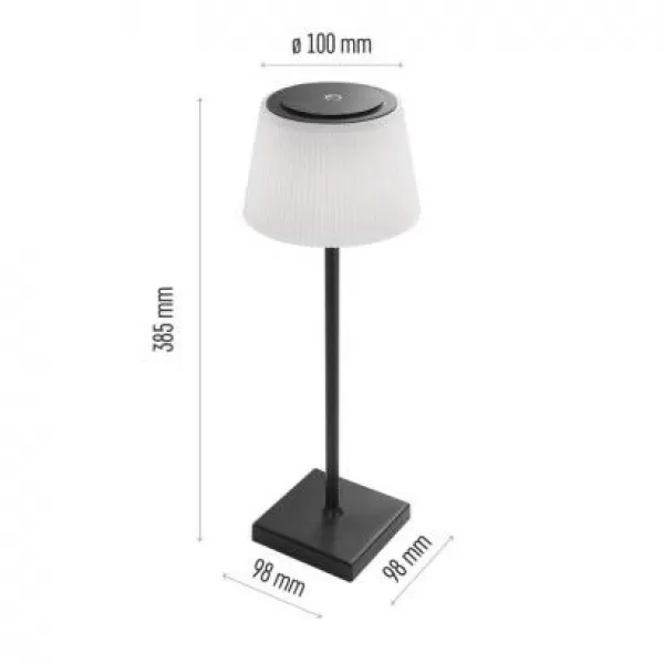 EMOS LED stolní lampa KATIE černá