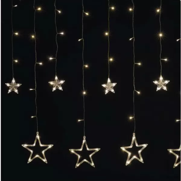 EMOS 115LED CURTAIN STARS WW (DCGW12)