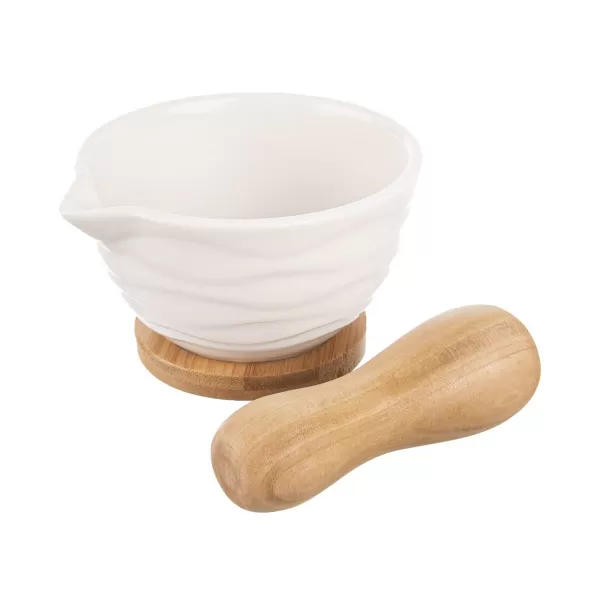 Hmoždíř porc./bambus WHITELINE pr. 10 cm