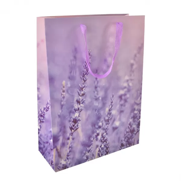 Taška dárková levandule 30x12x40 cm