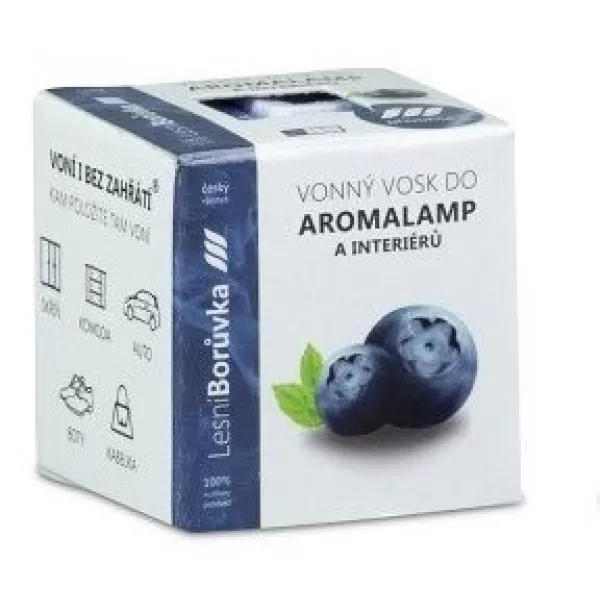 Vosk kostky borůvka 8 ks 22 g