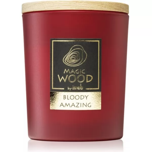 Svíčka sklo MAGIC WOOD 300g-Bloody Amazing