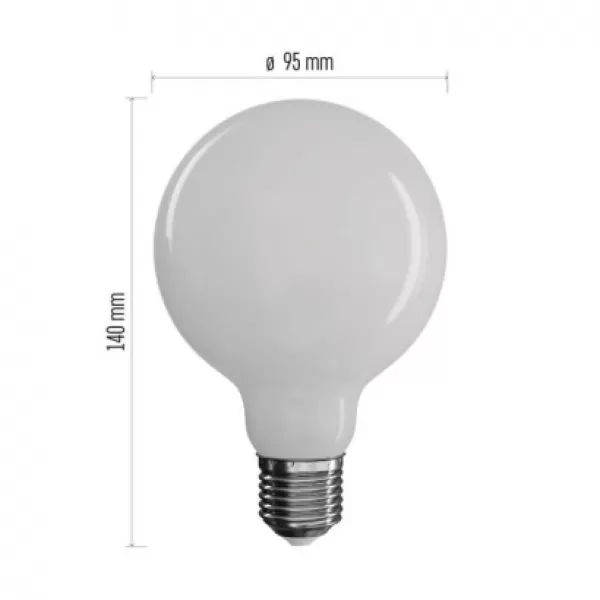 EMOS LED žárovka Filament Globe E27/7,8W (75W)/1 055lm/NW (ZF2151)