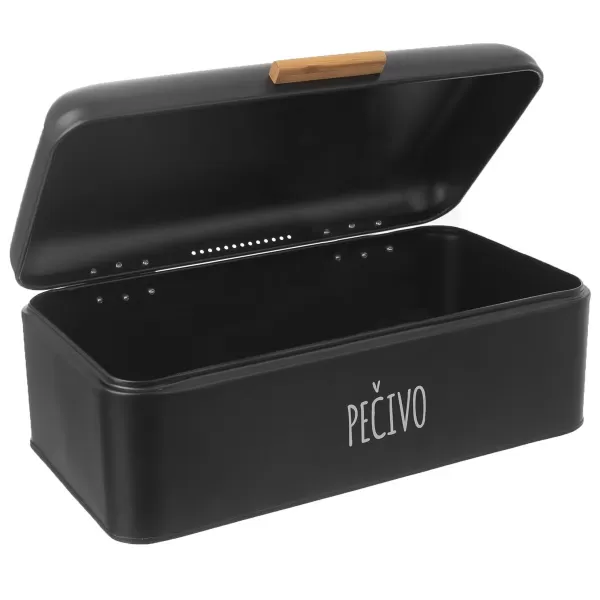 Chlebovka plech/bambus 42x24x16,5 cm Pečivo BLACK CZ, SK