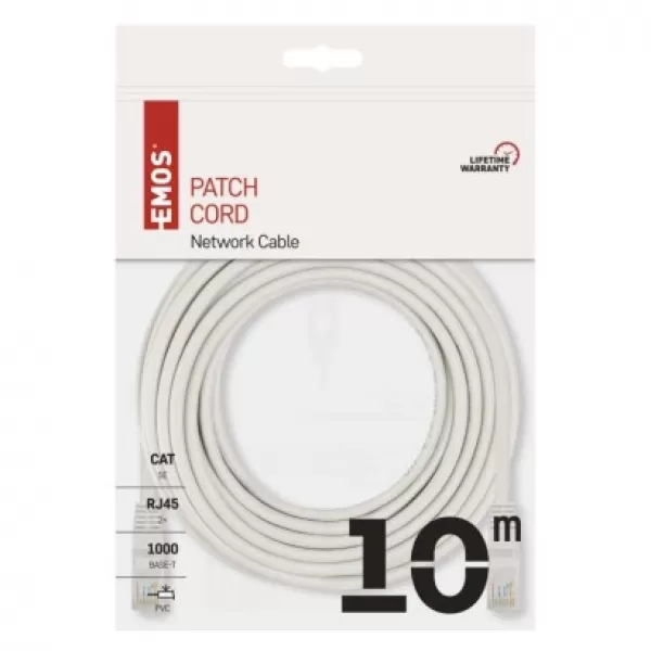 EMOS Kabel UTP PATCH PVC 10m S9126
