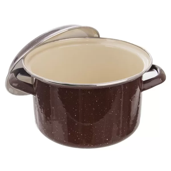 Kastrol smalt BROWN Lem 2,5 l+poklice