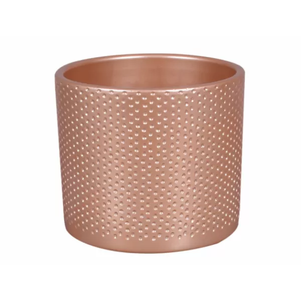 Obal ZEUS DOTS CHRISTMAS 13cm růžovo-zlatá