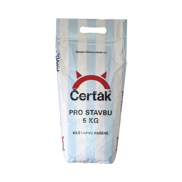 Čerťák Vápno hašené pro stavbu 5 Kg