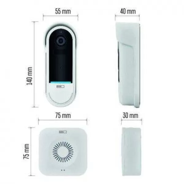 EMOS GOSMART Videozvonek IP-15S DC H4032