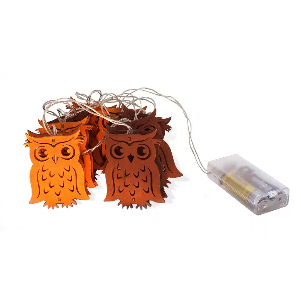 Dekorace - Girlanda LED sova