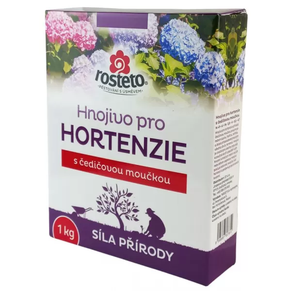 Hnojivo Rosteto s čedičovou moučkou-hortenzie 1kg